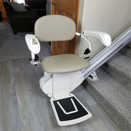 Gently used straight stairlift